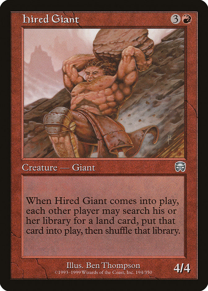 Hired Giant [Mercadian Masques] | Galaxy Games LLC