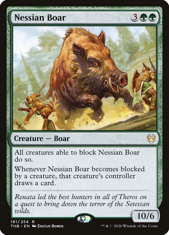 Nessian Boar [Theros Beyond Death] | Galaxy Games LLC