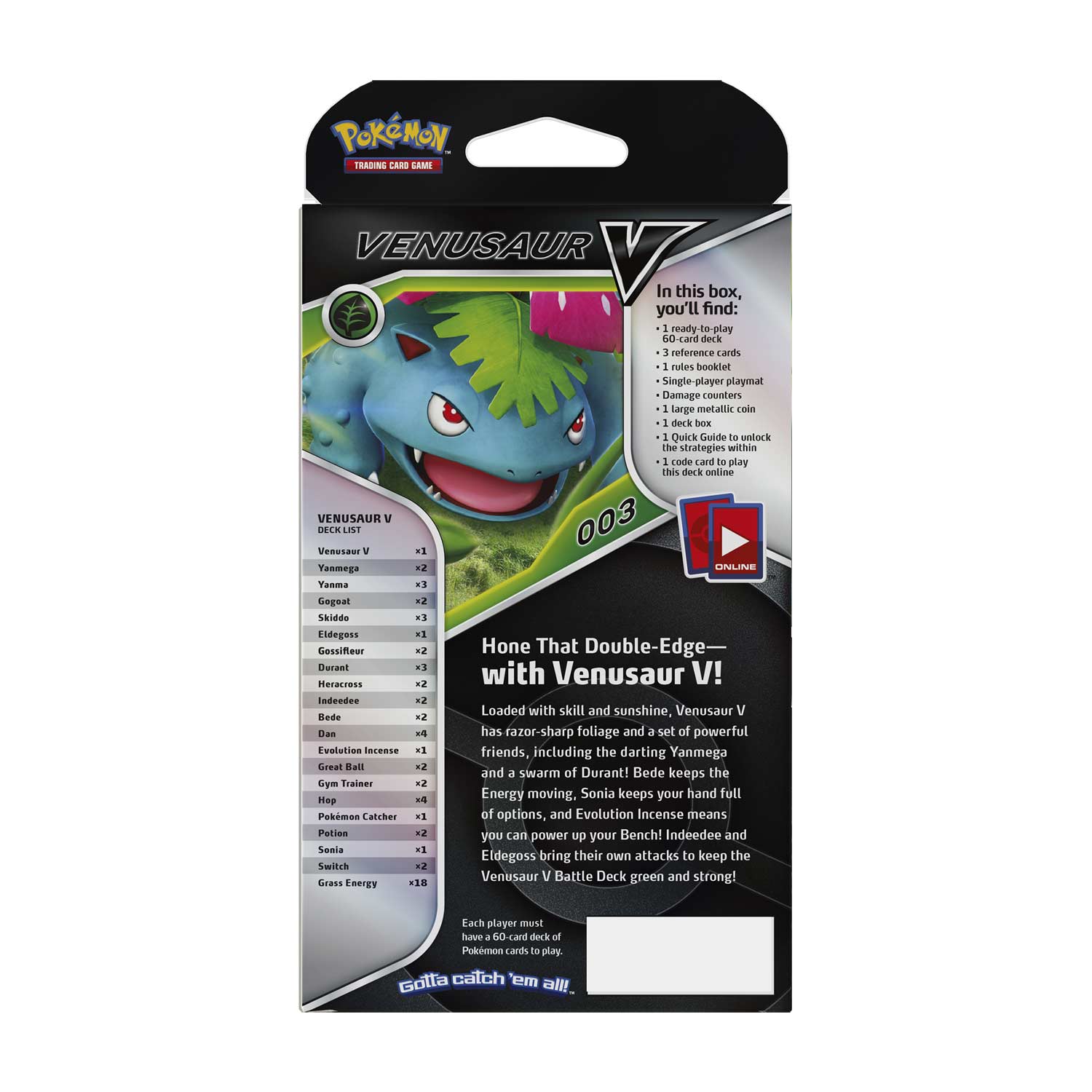Shining Fates - V Battle Deck (Venusaur V) | Galaxy Games LLC