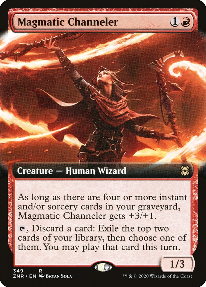 Magmatic Channeler (Extended Art) [Zendikar Rising] | Galaxy Games LLC