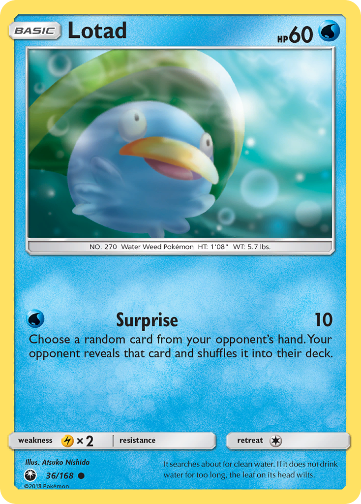 Lotad (36/168) [Sun & Moon: Celestial Storm] | Galaxy Games LLC