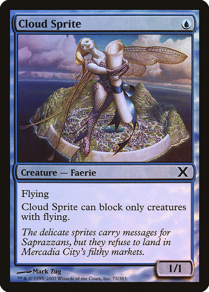 Cloud Sprite (Premium Foil) [Tenth Edition] | Galaxy Games LLC