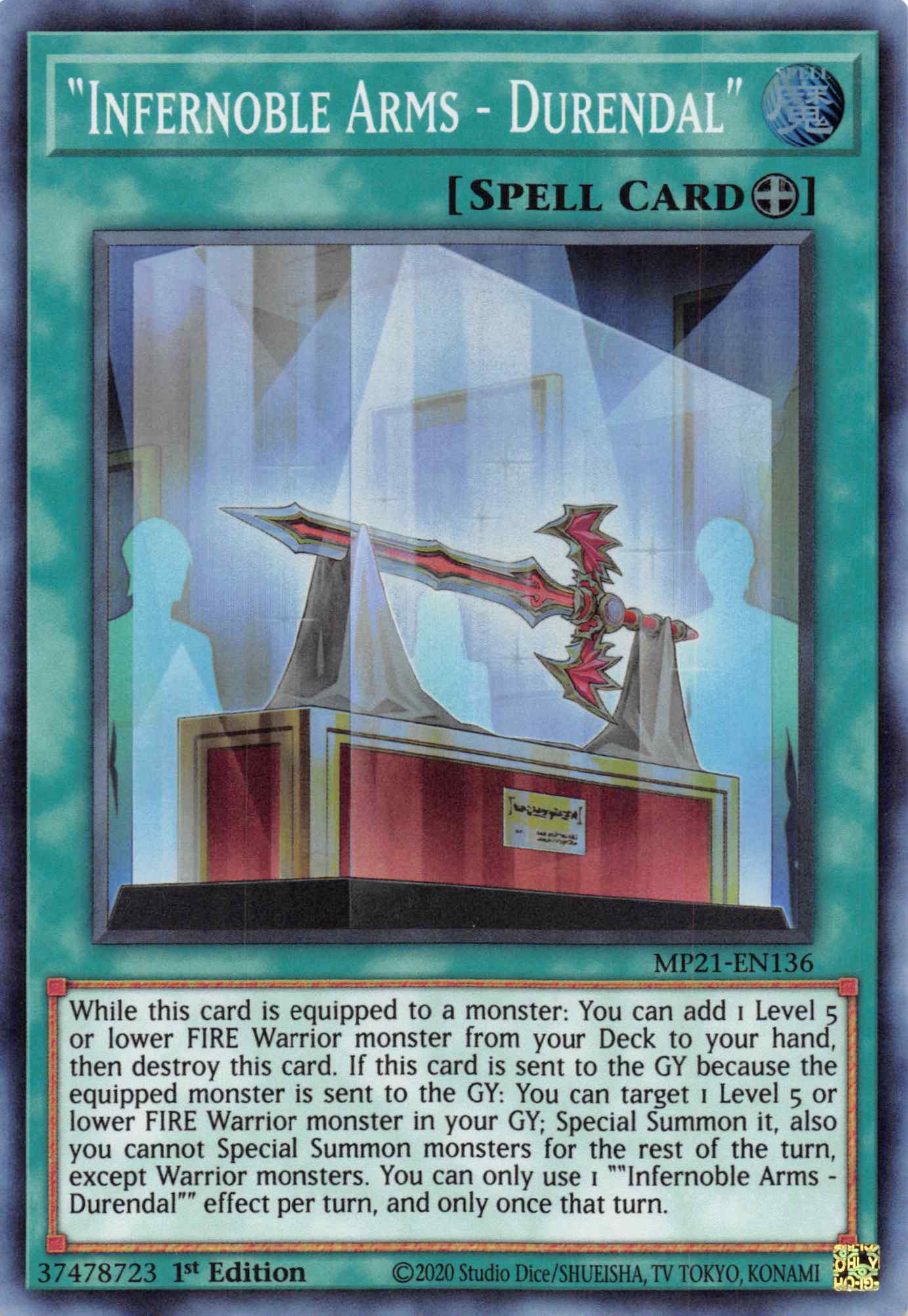 Infernoble Arms - Durendal [MP21-EN136] Super Rare | Galaxy Games LLC