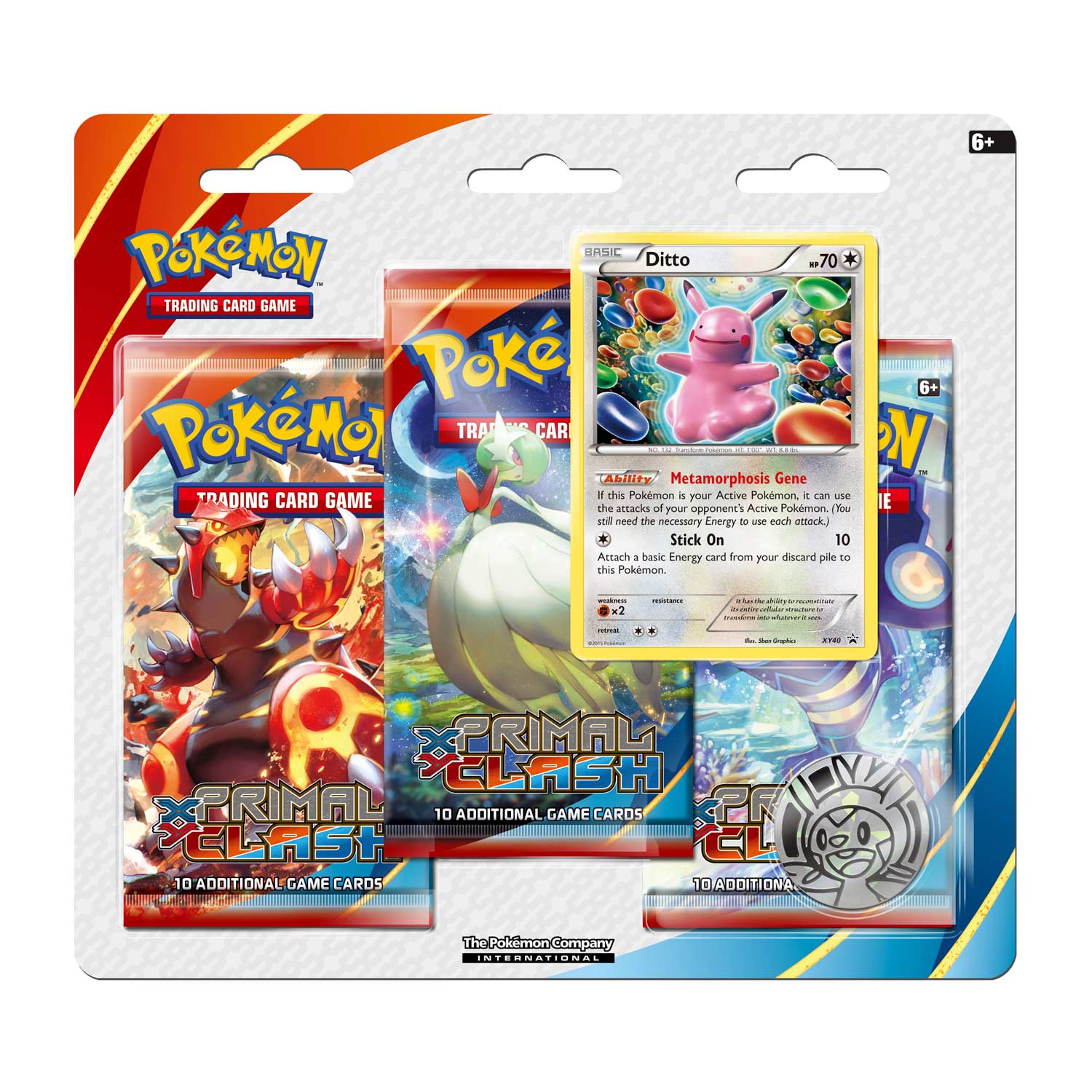 XY: Primal Clash - 3-Pack Blister (Ditto) | Galaxy Games LLC