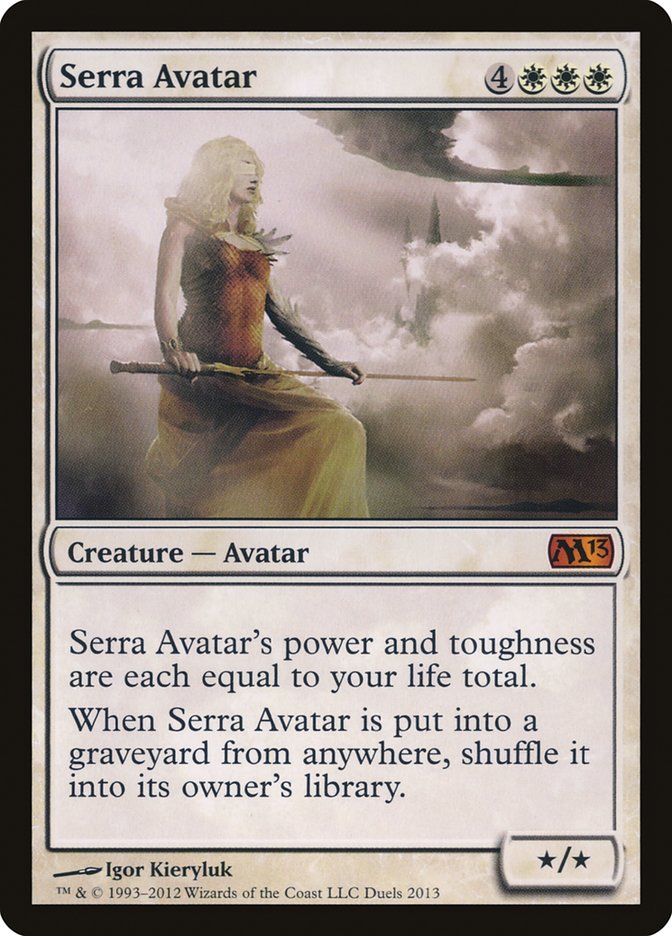 Serra Avatar (Duels of the Planeswalkers Promos) [Duels of the Planeswalkers Promos 2012] | Galaxy Games LLC