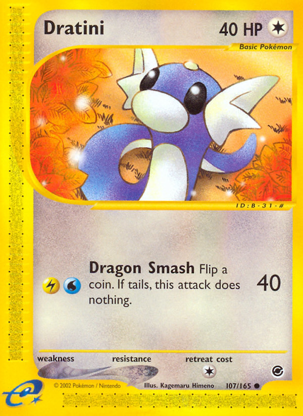 Dratini (107/165) [Expedition: Base Set] | Galaxy Games LLC