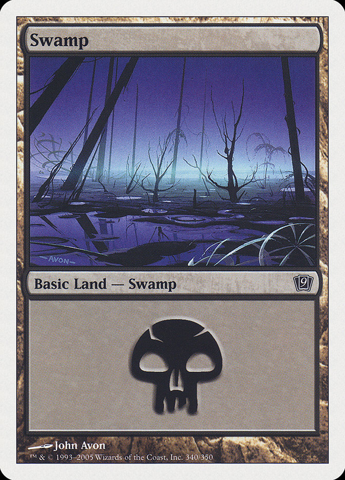 Swamp (340) [Ninth Edition] | Galaxy Games LLC