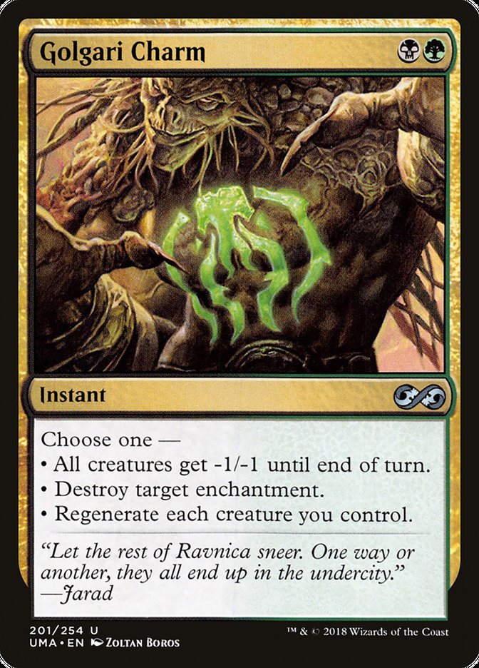 Golgari Charm [Ultimate Masters] | Galaxy Games LLC