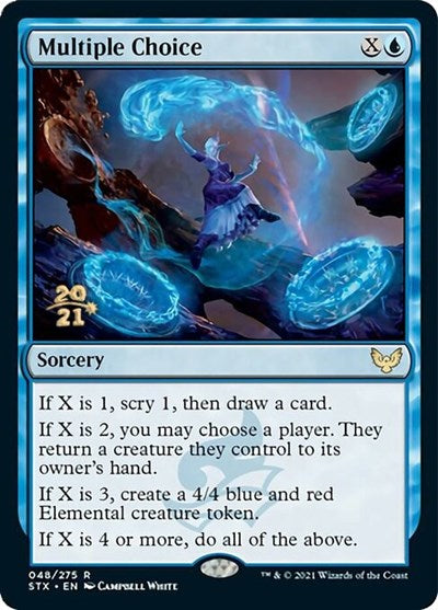 Multiple Choice [Strixhaven: School of Mages Prerelease Promos] | Galaxy Games LLC