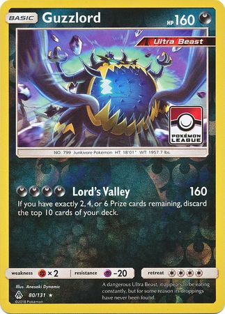 Guzzlord (80/131) (League Promo) [Sun & Moon: Forbidden Light] | Galaxy Games LLC