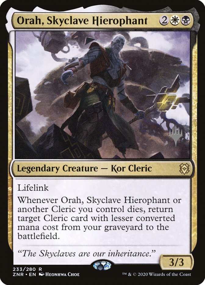 Orah, Skyclave Hierophant (Promo Pack) [Zendikar Rising Promos] | Galaxy Games LLC