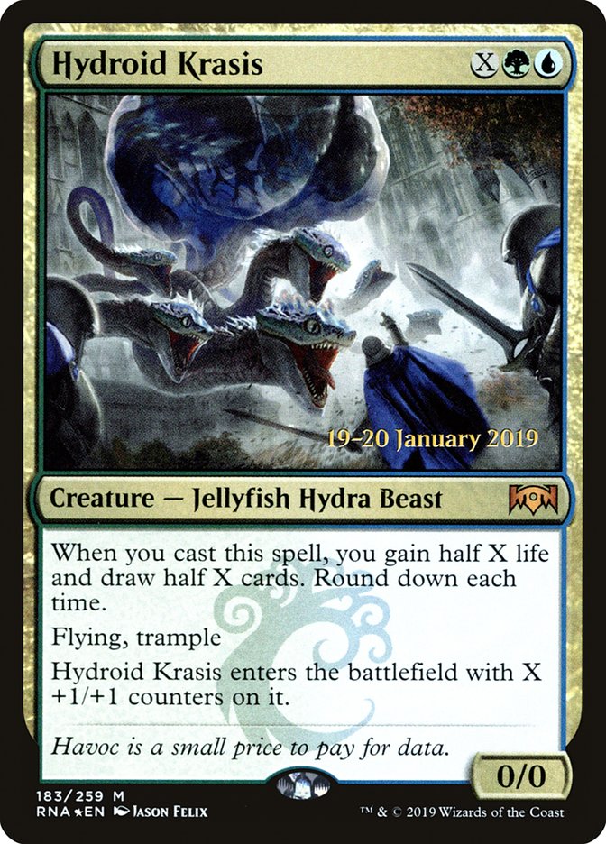 Hydroid Krasis [Ravnica Allegiance Prerelease Promos] | Galaxy Games LLC