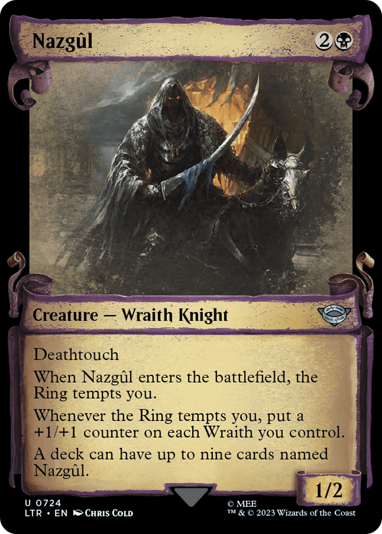 Nazgul (0724) [The Lord of the Rings: Tales of Middle-Earth Showcase Scrolls] | Galaxy Games LLC