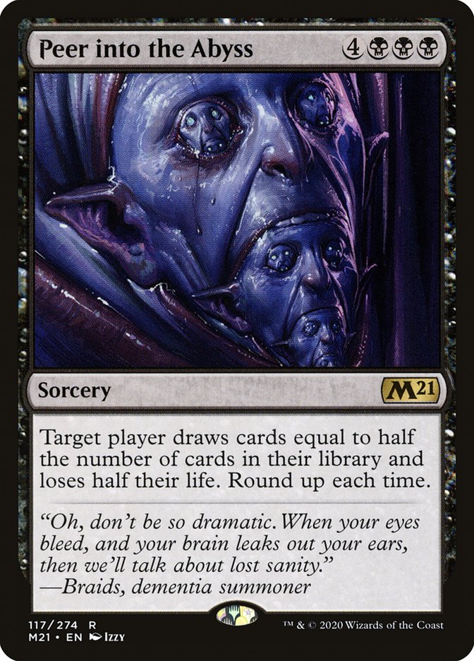 Peer into the Abyss [Core Set 2021] | Galaxy Games LLC