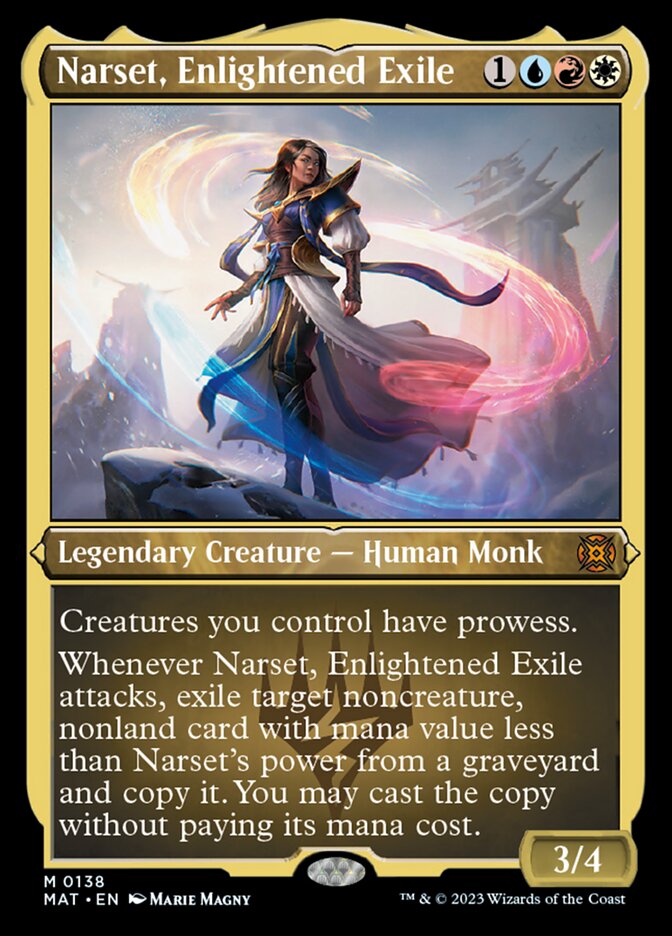 Narset, Enlightened Exile (Foil Etched) [March of the Machine: The Aftermath] | Galaxy Games LLC