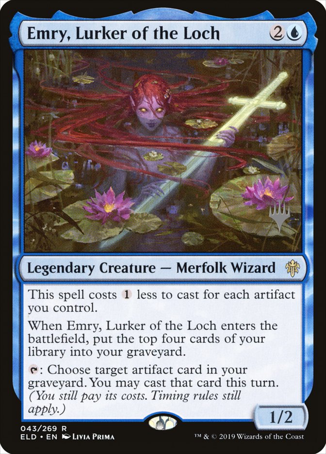 Emry, Lurker of the Loch (Promo Pack) [Throne of Eldraine Promos] | Galaxy Games LLC