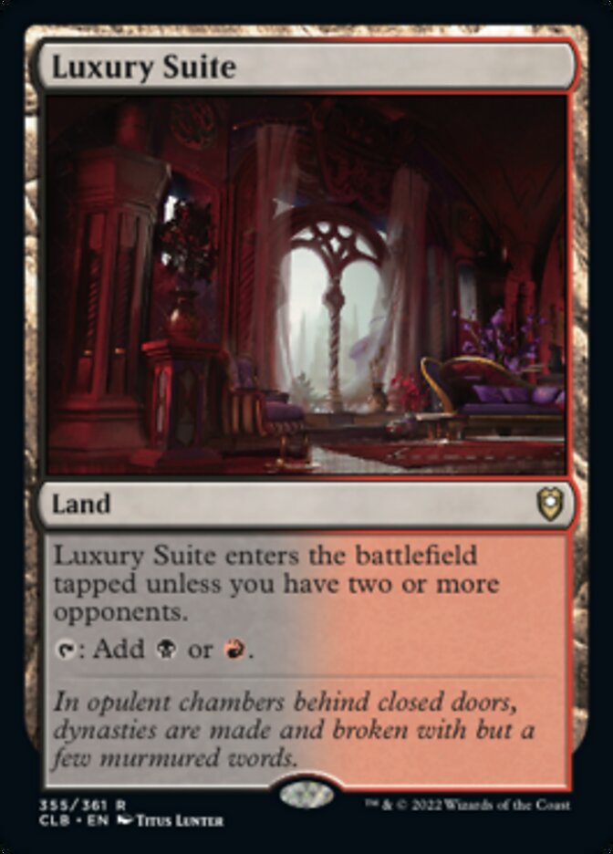 Luxury Suite [Commander Legends: Battle for Baldur's Gate] | Galaxy Games LLC