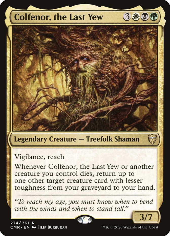 Colfenor, the Last Yew [Commander Legends] | Galaxy Games LLC