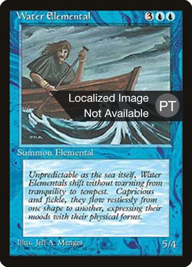 Water Elemental [Fourth Edition (Foreign Black Border)] | Galaxy Games LLC