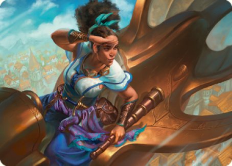 Talas Lookout Art Card [Dominaria United Art Series] | Galaxy Games LLC