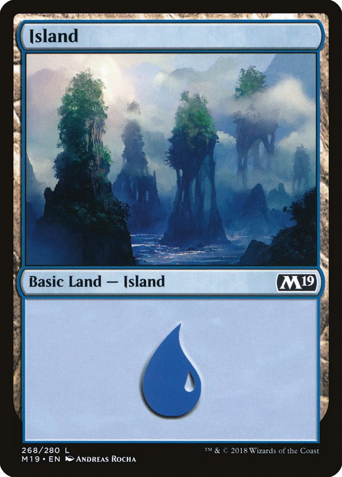 Island (268) [Core Set 2019] | Galaxy Games LLC