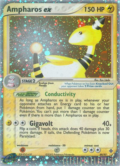 Ampharos ex (89/97) [EX: Dragon] | Galaxy Games LLC