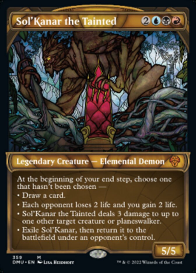 Sol'Kanar the Tainted (Showcase Textured) [Dominaria United] | Galaxy Games LLC