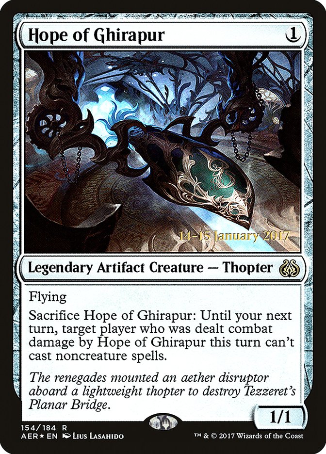 Hope of Ghirapur [Aether Revolt Prerelease Promos] | Galaxy Games LLC
