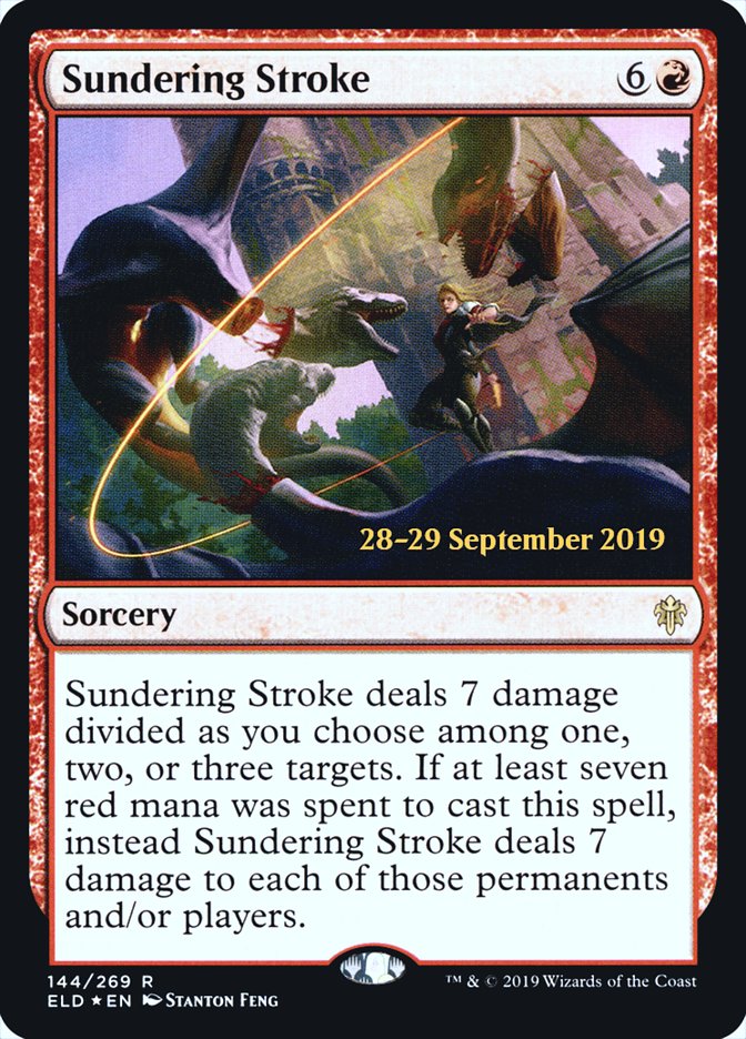 Sundering Stroke [Throne of Eldraine Prerelease Promos] | Galaxy Games LLC