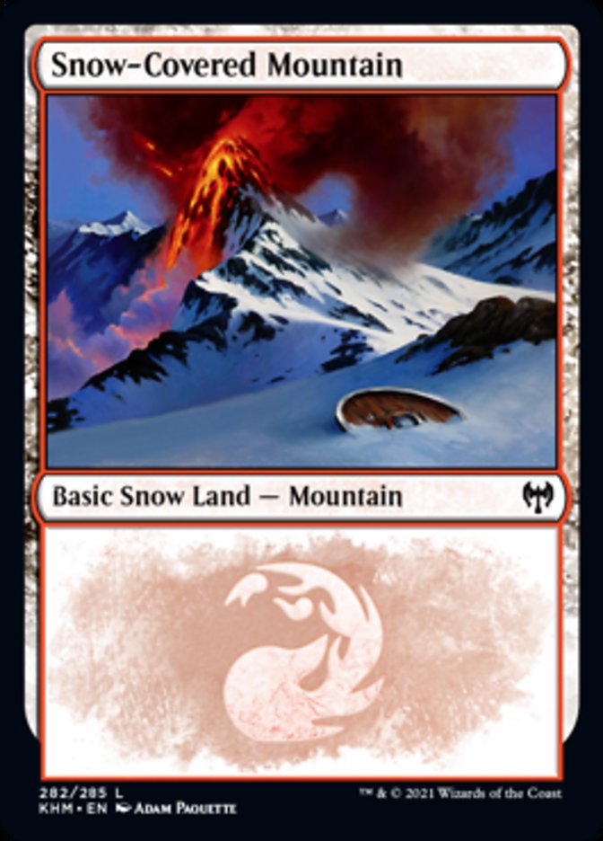 Snow-Covered Mountain (282) [Kaldheim] | Galaxy Games LLC