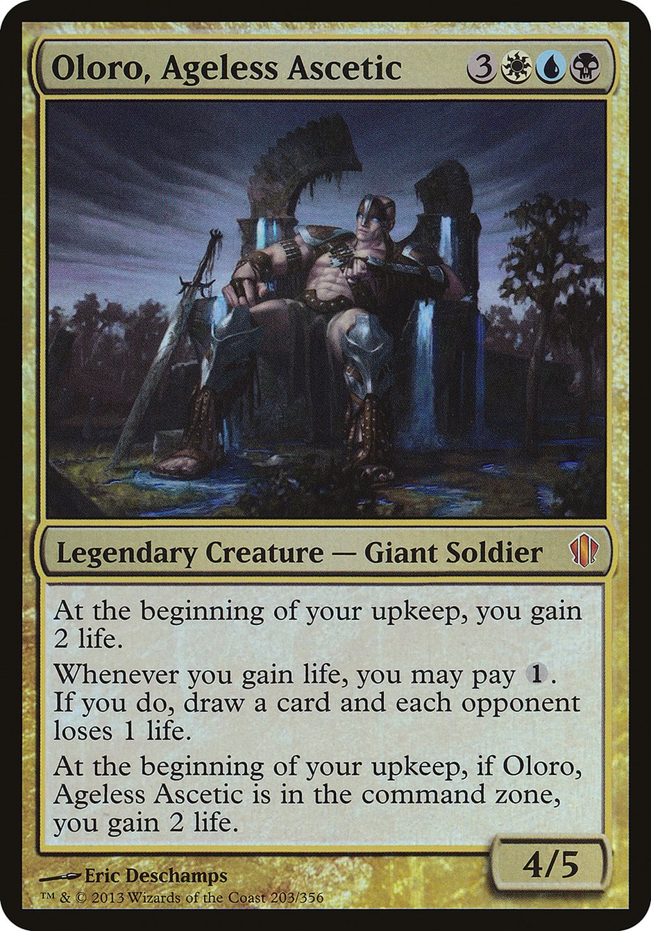 Oloro, Ageless Ascetic (Oversized) [Commander 2013 Oversized] | Galaxy Games LLC