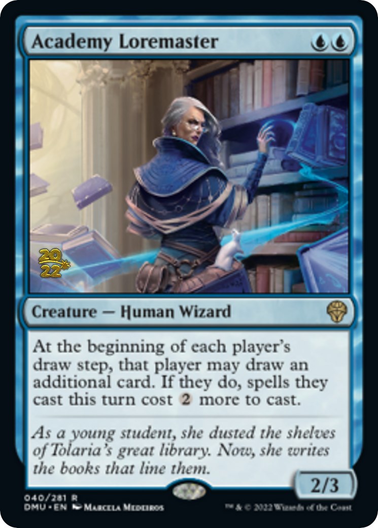 Academy Loremaster [Dominaria United Prerelease Promos] | Galaxy Games LLC