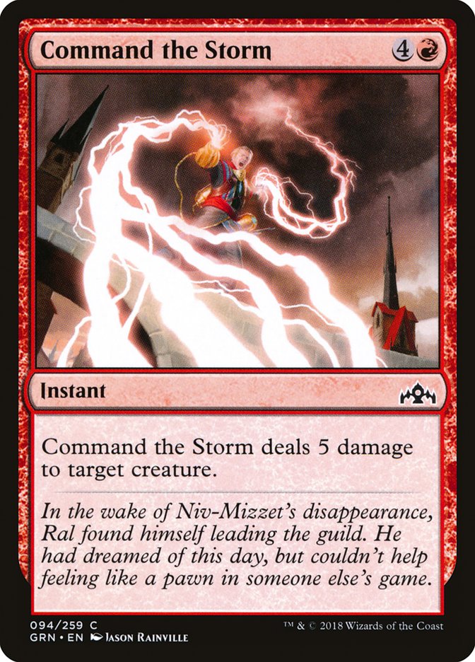 Command the Storm [Guilds of Ravnica] | Galaxy Games LLC