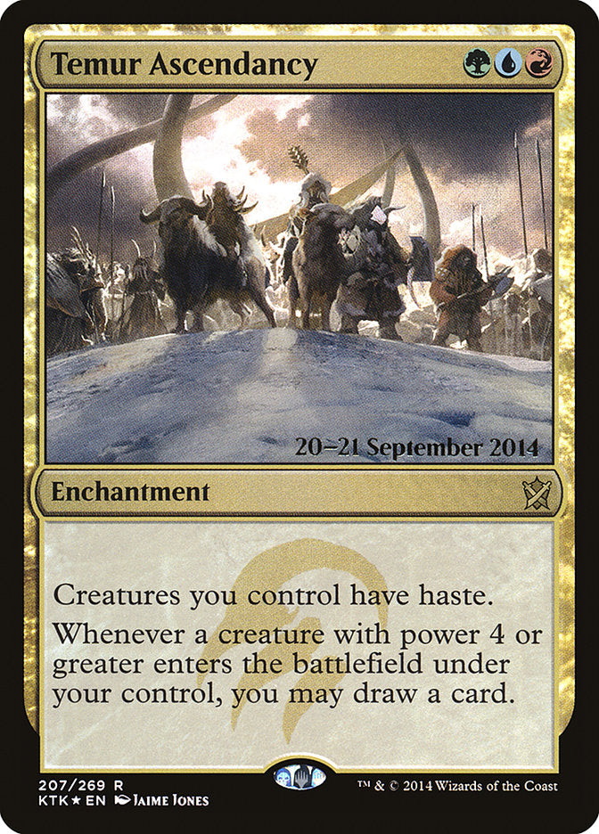 Temur Ascendancy [Khans of Tarkir Prerelease Promos] | Galaxy Games LLC