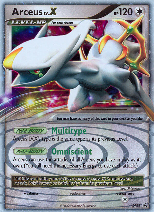 Arceus Lv.X (DP53) [Diamond & Pearl: Black Star Promos] | Galaxy Games LLC