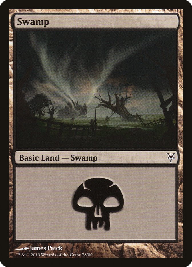 Swamp (78) [Duel Decks: Sorin vs. Tibalt] | Galaxy Games LLC