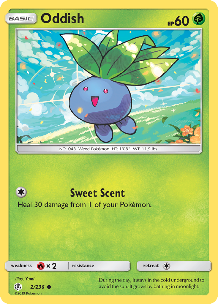 Oddish (2/236) [Sun & Moon: Cosmic Eclipse] | Galaxy Games LLC