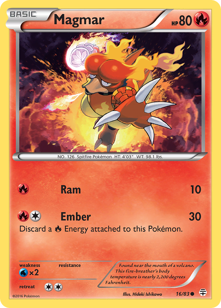 Magmar (16/83) [XY: Generations] | Galaxy Games LLC