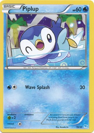 Piplup (16/30) [XY: Trainer Kit 3 - Suicune] | Galaxy Games LLC