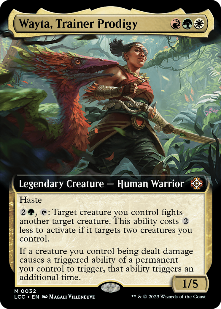 Wayta, Trainer Prodigy (Extended Art) [The Lost Caverns of Ixalan Commander] | Galaxy Games LLC