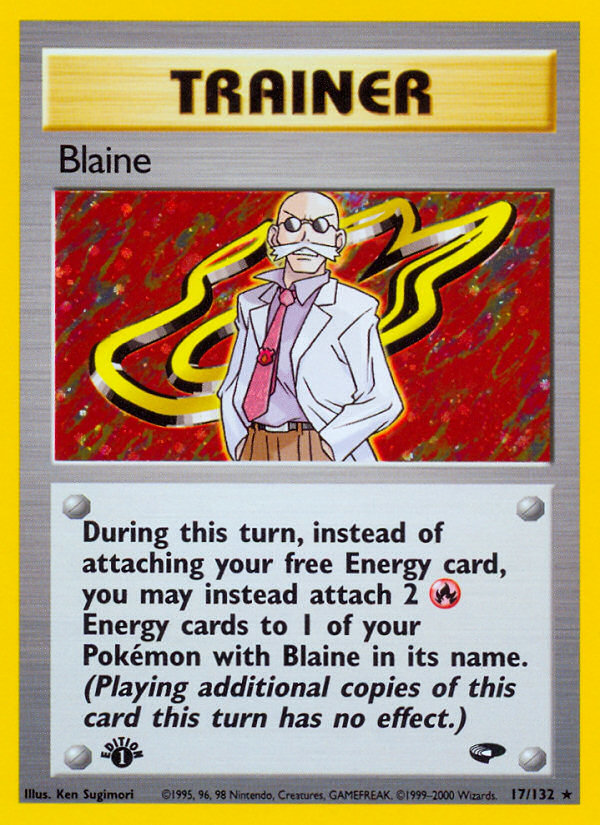 Blaine (17/132) [Gym Challenge 1st Edition] | Galaxy Games LLC