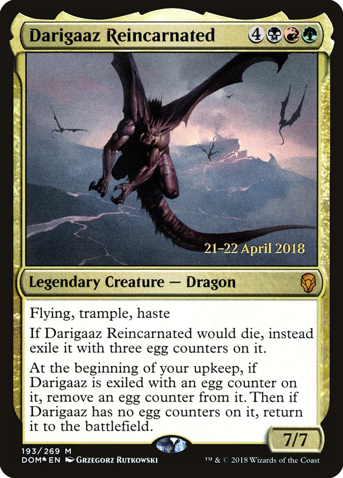 Darigaaz Reincarnated [Dominaria Prerelease Promos] | Galaxy Games LLC