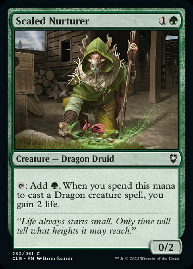Scaled Nurturer [Commander Legends: Battle for Baldur's Gate] | Galaxy Games LLC