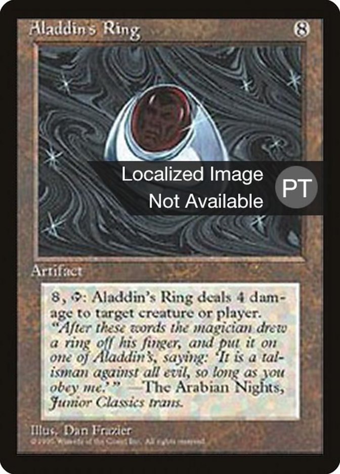 Aladdin's Ring [Fourth Edition (Foreign Black Border)] | Galaxy Games LLC