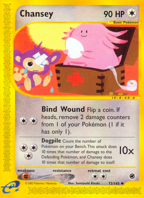 Chansey (72/165) [Expedition: Base Set] | Galaxy Games LLC