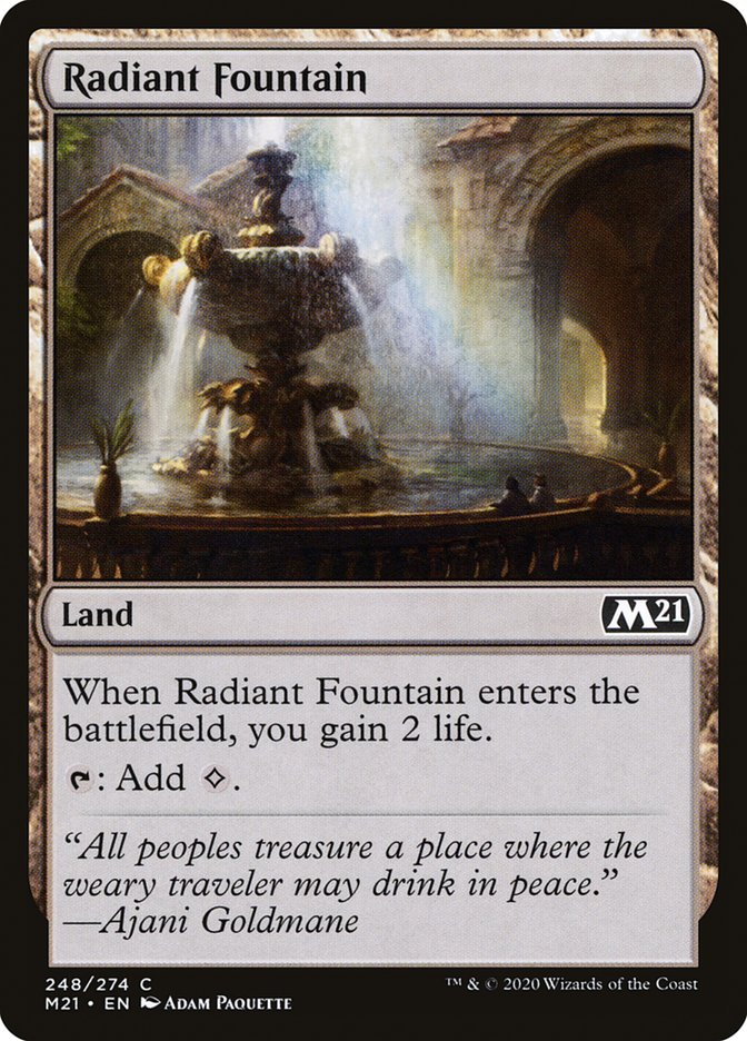 Radiant Fountain [Core Set 2021] | Galaxy Games LLC