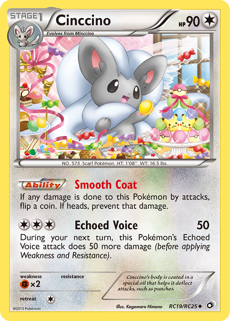 Cinccino (RC19/RC25) [Black & White: Legendary Treasures] | Galaxy Games LLC