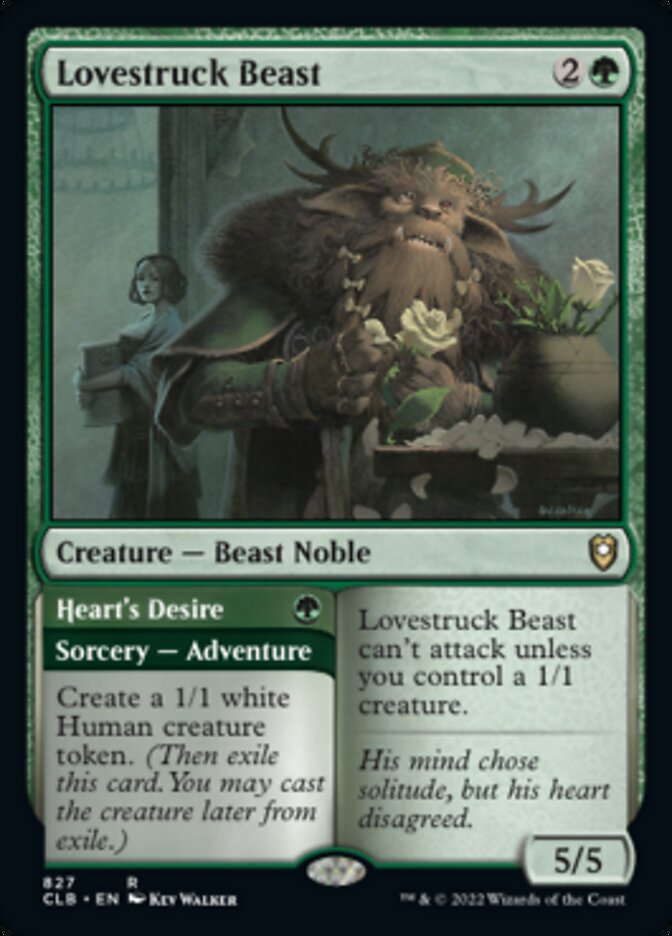 Lovestruck Beast // Heart's Desire [Commander Legends: Battle for Baldur's Gate] | Galaxy Games LLC