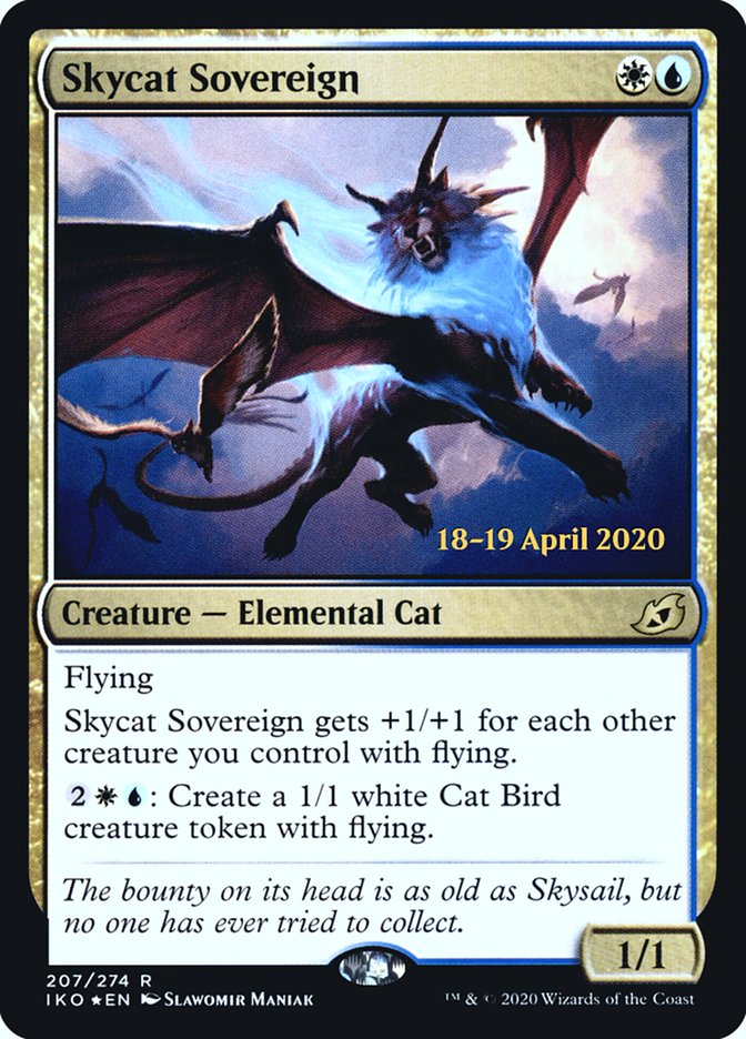 Skycat Sovereign [Ikoria: Lair of Behemoths Prerelease Promos] | Galaxy Games LLC