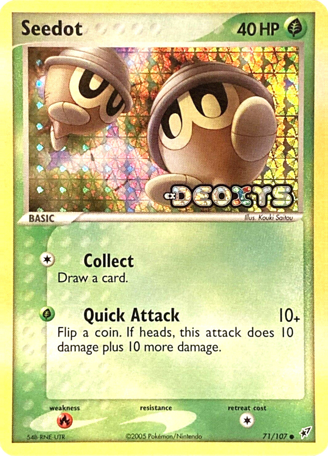 Seedot (71/107) (Stamped) [EX: Deoxys] | Galaxy Games LLC